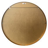 Temple &amp; Webster Tate Round Metal Framed Wall Mirror