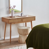 Temple &amp; Webster Tate Arched Wooden Framed Wall Mirror