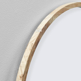 Temple &amp; Webster Tate Arched Wooden Framed Wall Mirror