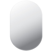 Temple &amp; Webster Tate Oval Frameless Wall Mirror