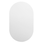 Temple &amp; Webster Tate Oval Frameless Wall Mirror