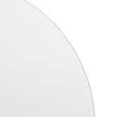 Temple &amp; Webster Tate Oval Frameless Wall Mirror