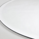 Temple &amp; Webster Tate Oval Frameless Wall Mirror