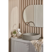 Temple &amp; Webster Tate Oval Frameless Wall Mirror