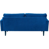 Temple &amp; Webster Stockholm 3 Seater Velvet Sofa