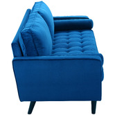 Temple &amp; Webster Stockholm 3 Seater Velvet Sofa