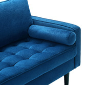 Temple &amp; Webster Stockholm 3 Seater Velvet Sofa