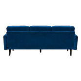 Temple &amp; Webster Stockholm Velvet Reversible Chaise Sofa