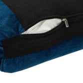 Temple &amp; Webster Stockholm Velvet 3 Seater Sofa with Reversible Chaise