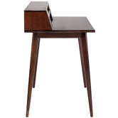 Temple & Webster Oscar Scandinavian Style Solid Oak Desk