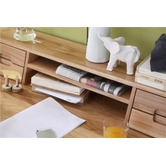 Temple &amp; Webster Oscar Scandinavian Style Solid Oak Desk