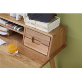 Temple &amp; Webster Oscar Scandinavian Style Solid Oak Desk