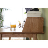 Temple &amp; Webster Oscar Scandinavian Style Solid Oak Desk