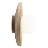 Temple &amp; Webster Riley Travertine-Look Wall Sconce