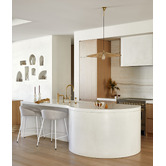 Temple &amp; Webster 64.5cm Elsa Upholstered Barstools