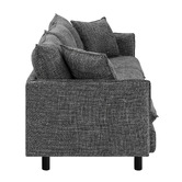 Temple &amp; Webster Noah 3 Seater Slipcover Chenille Sofa