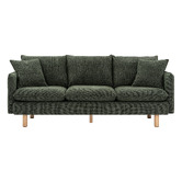 Temple &amp; Webster Noah 3 Seater Slipcover Chenille Sofa