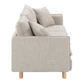 Temple &amp; Webster Noah 3 Seater Slipcover Chenille Sofa