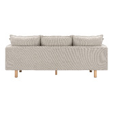 Temple &amp; Webster Noah 3 Seater Slipcover Chenille Sofa
