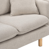Temple &amp; Webster Noah 3 Seater Slipcover Chenille Sofa