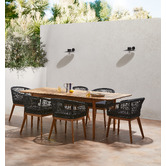 Temple &amp; Webster Laguna Rope Outdoor Dining Chair