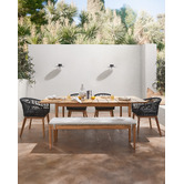 Temple &amp; Webster Laguna Rope Outdoor Dining Chair
