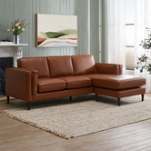 Temple & Webster Brahm Premium 3 Seater Sofa with Reversible Chaise