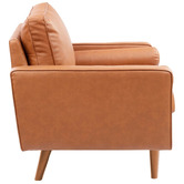 Temple &amp; Webster Stockholm Faux Leather Armchair