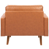 Temple &amp; Webster Stockholm Faux Leather Armchair