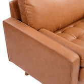 Temple &amp; Webster Stockholm Faux Leather Armchair
