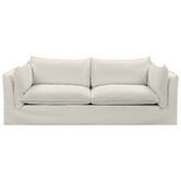 Temple &amp; Webster Jude 3 Seater Slipcover Sofa