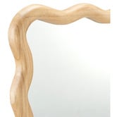 Temple &amp; Webster Ebba Wavy Timber Full Length Mirror