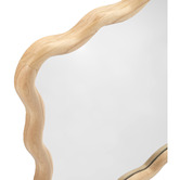 Temple &amp; Webster Ebba Wavy Timber Wall Mirror