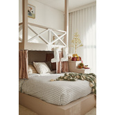 Temple &amp; Webster Checkerboard Darcy Cotton Single Throw