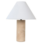 Temple &amp; Webster Siena Travertine Table Lamp