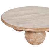 Temple &amp; Webster Hendry Round Mango Wood Coffee Table