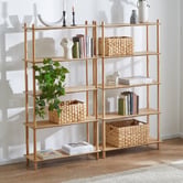 Temple &amp; Webster Banjo 5 Tier Bookcase Set