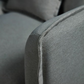 Temple &amp; Webster Montauk Slipcover Reversible Chaise Sofa
