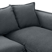 Temple &amp; Webster Montauk Slipcover Reversible Chaise Sofa