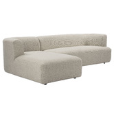 Temple &amp; Webster Gala 4 Seater Boucle Sofa with Chaise