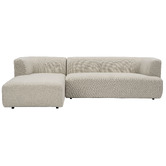 Temple &amp; Webster Gala 4 Seater Boucle Sofa with Chaise