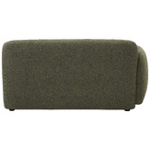 Temple &amp; Webster 3 Seater Forest Green Moab Left Chaise Sofa Set