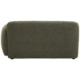 Temple &amp; Webster 3 Seater Forest Green Moab Right Chaise Sofa Set