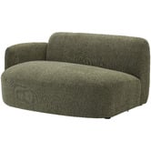 Temple &amp; Webster 4 Seater Forest Green Moab Sofa Set with Left Chaise