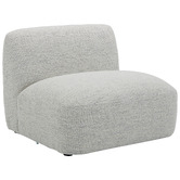 Temple &amp; Webster Natural Moab Armless Lounge Chair