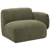 Temple &amp; Webster 5 Seater Forest Green Moab Terminal Sofa Set