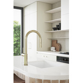 Temple &amp; Webster Lowan 560mm Single Granite Kitchen Sink