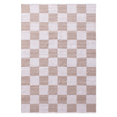 Temple &amp; Webster Rocco Hand-Woven Check Indoor/Outdoor Rug