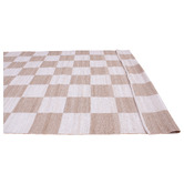 Temple &amp; Webster Rocco Hand-Woven Check Indoor/Outdoor Rug