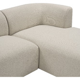 Temple &amp; Webster Gala 4 Seater Boucle Sofa with Chaise